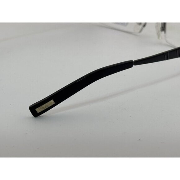 Fusion - 50-19-135 F196 COL. 3 Black Striped Rectangle Glasses Frames - Picture 6 of 8